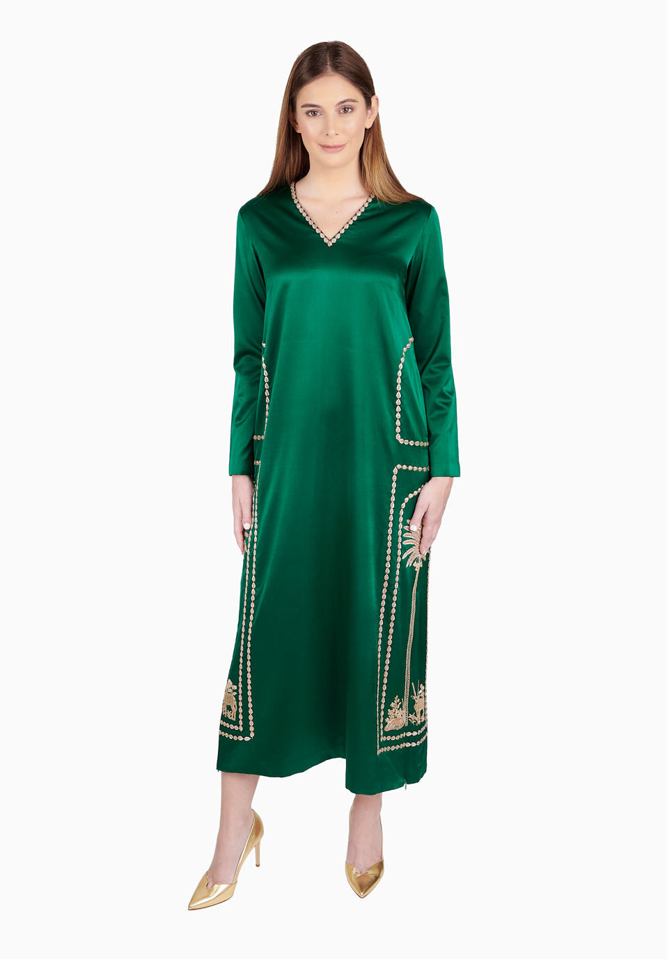 Oryx Embroidery Green