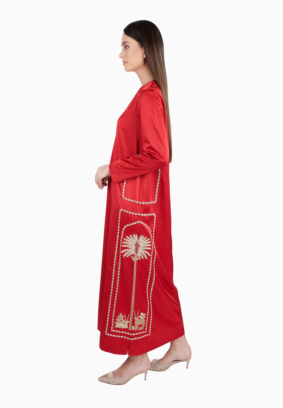 Oryx Embroidery Red